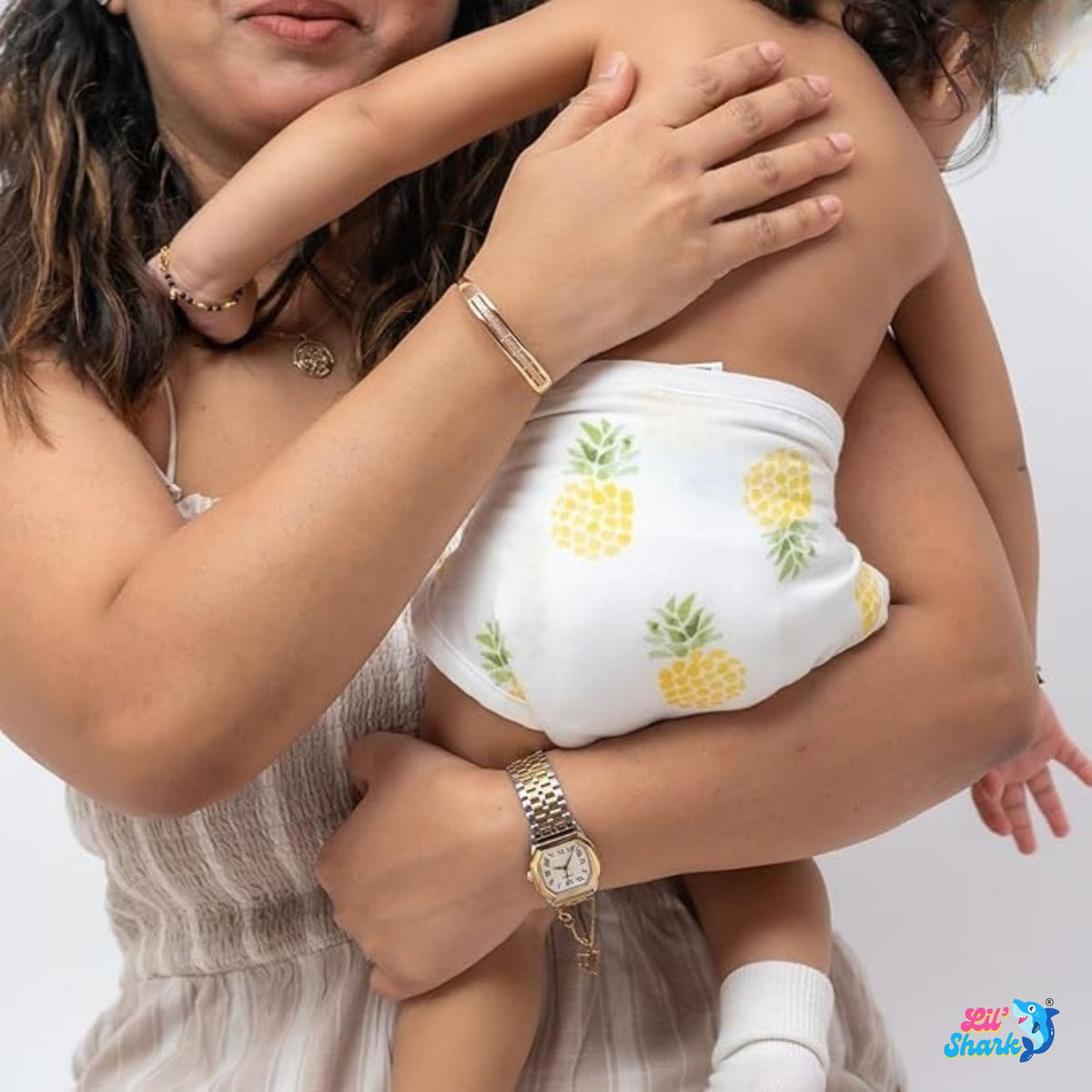 3-Layer Muslin Padded Nappies – Pack of 6, 12 or 24 — product view