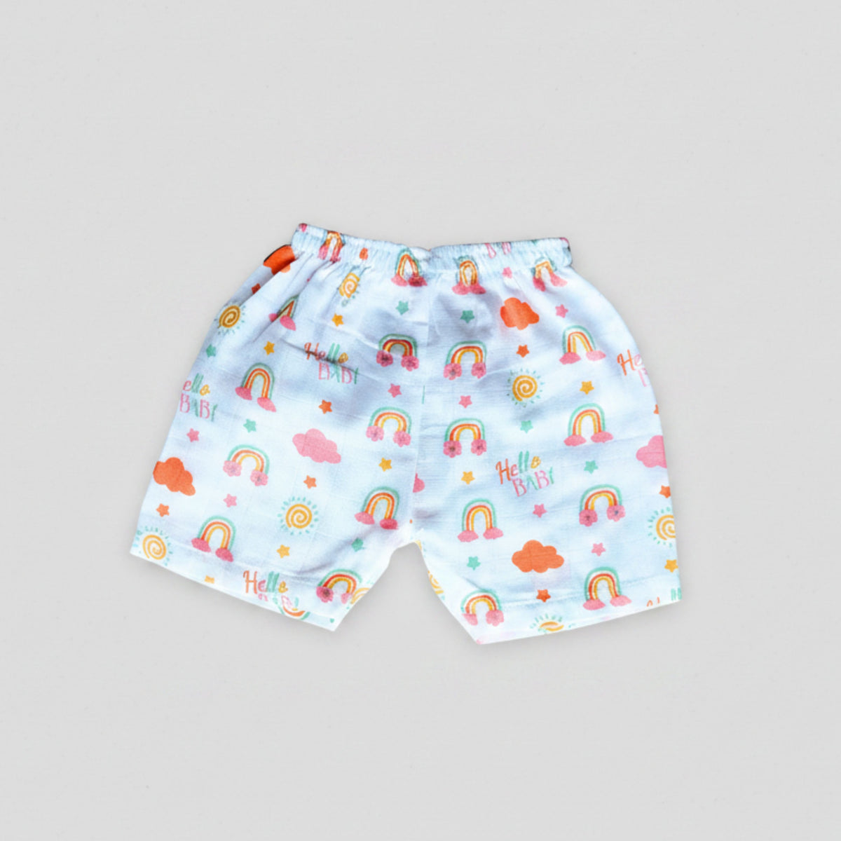 Muslin Front-Open Tops & Shorts – 2 or 4 Outfit Sets — product view