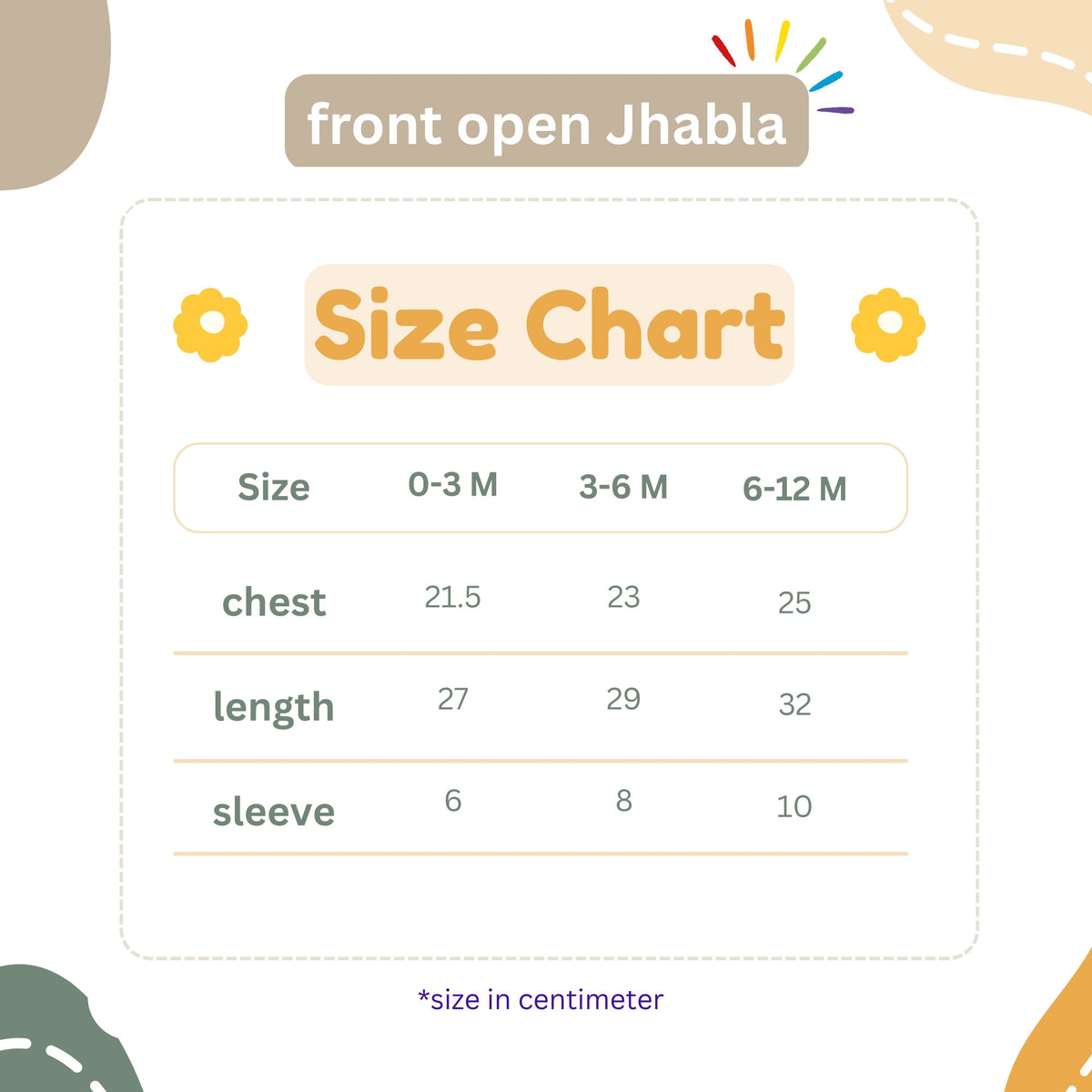 Half-Sleeve Muslin Jhablas – Pack of 2, 3 or 5 — product view