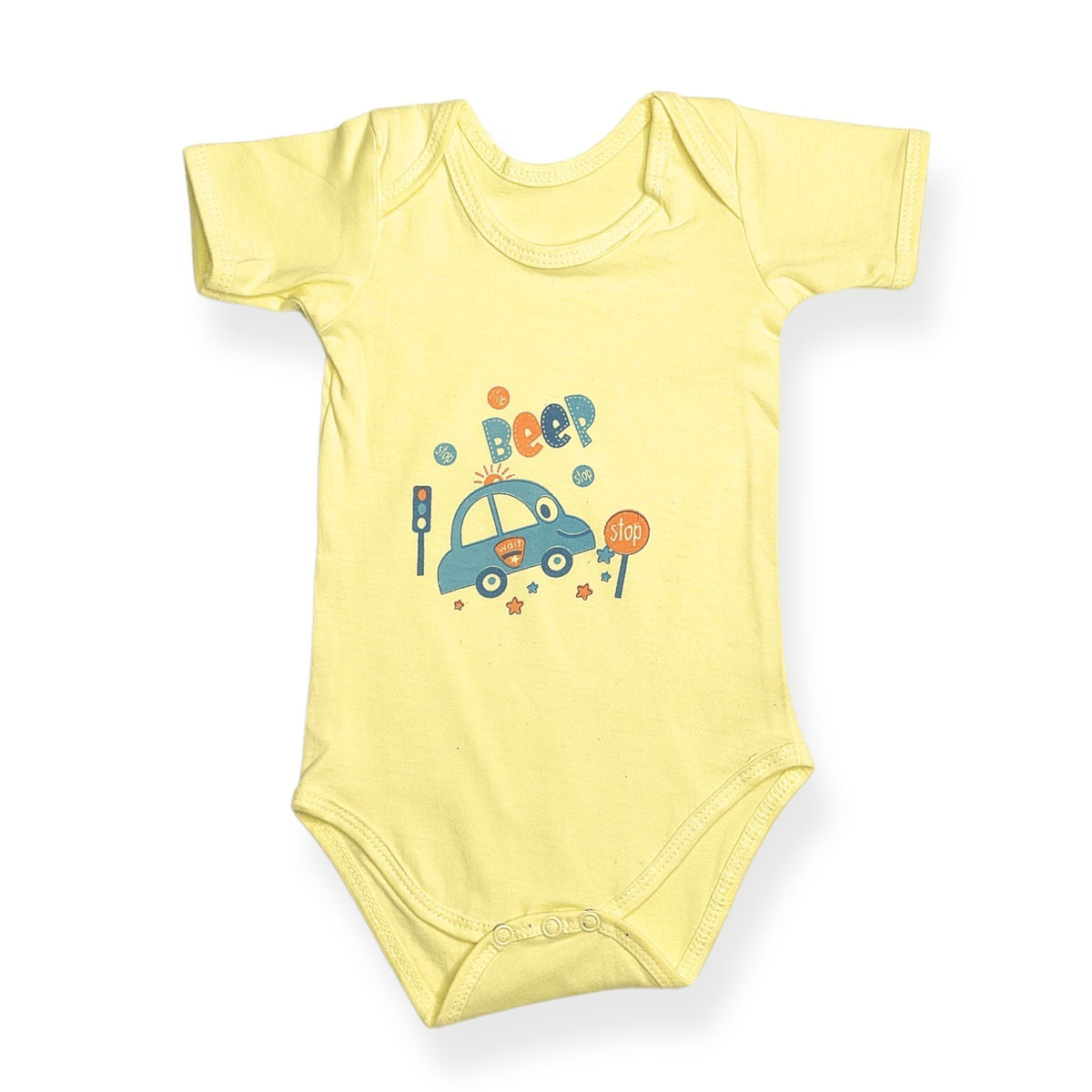 Cotton Baby Romper Bodysuits – Pack of 2 or 3 — product view