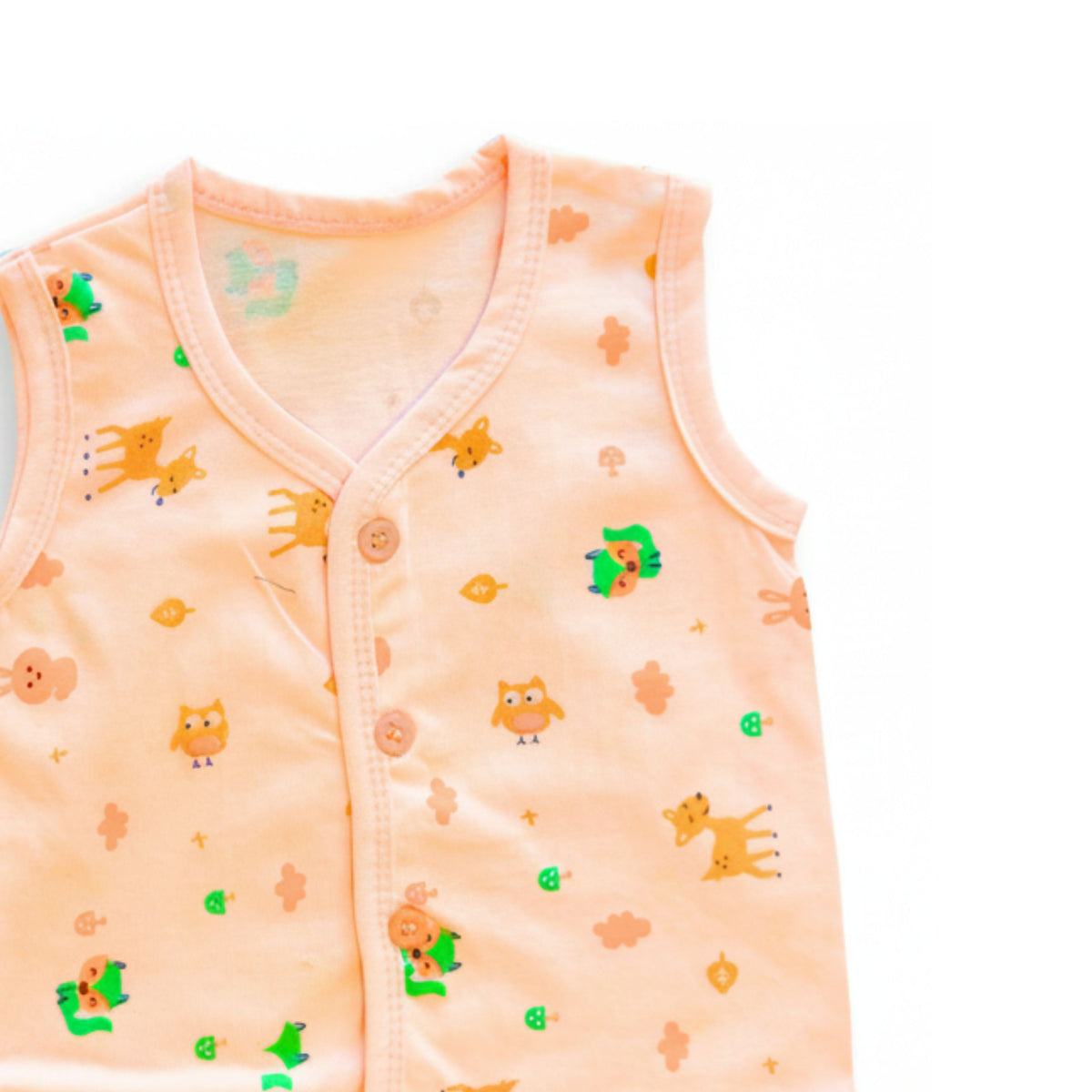 Cotton Sleeveless Vests & Shorts – 2 or 3 Outfit Sets — product view