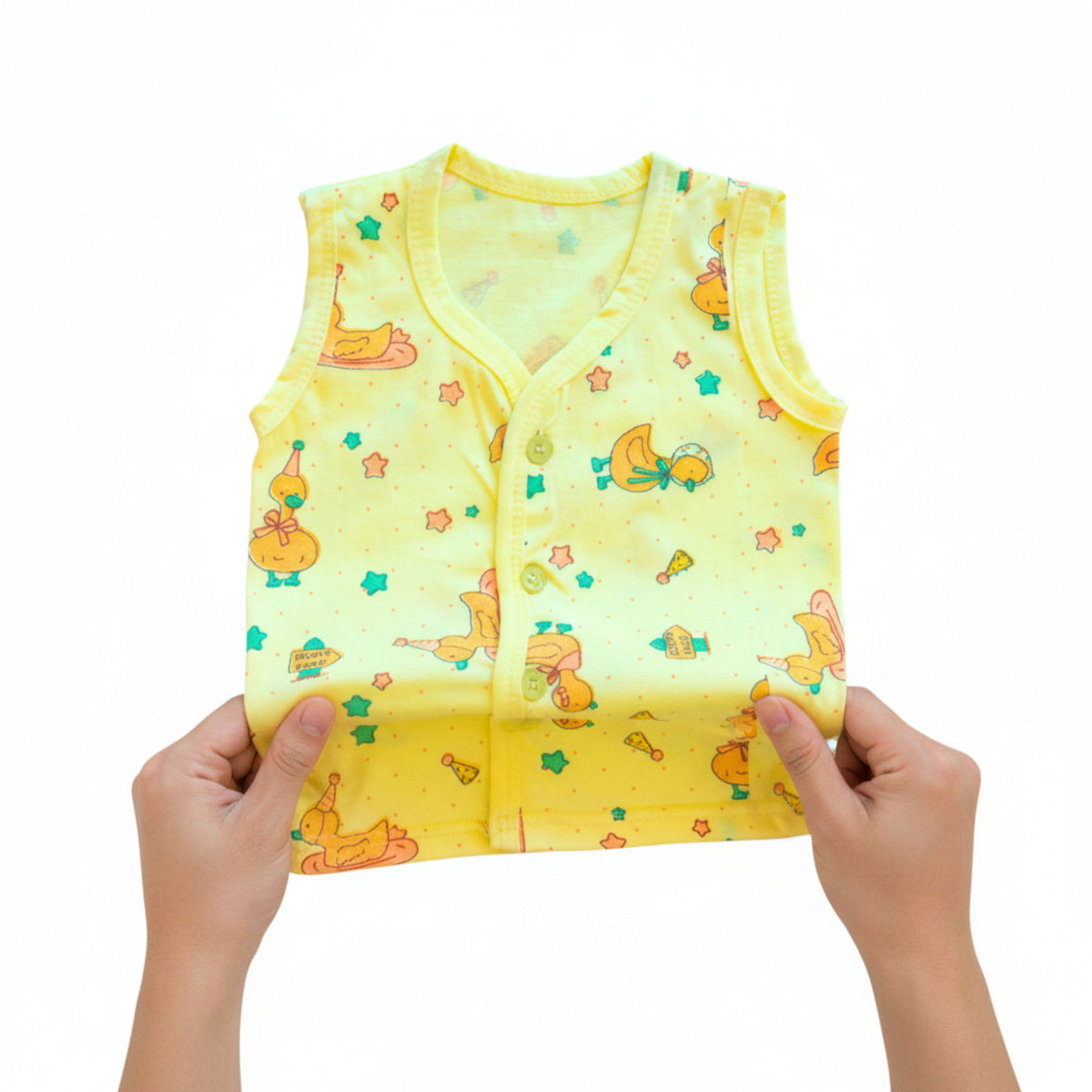 Cotton Sleeveless Vests & Shorts – 2 or 3 Outfit Sets — product view