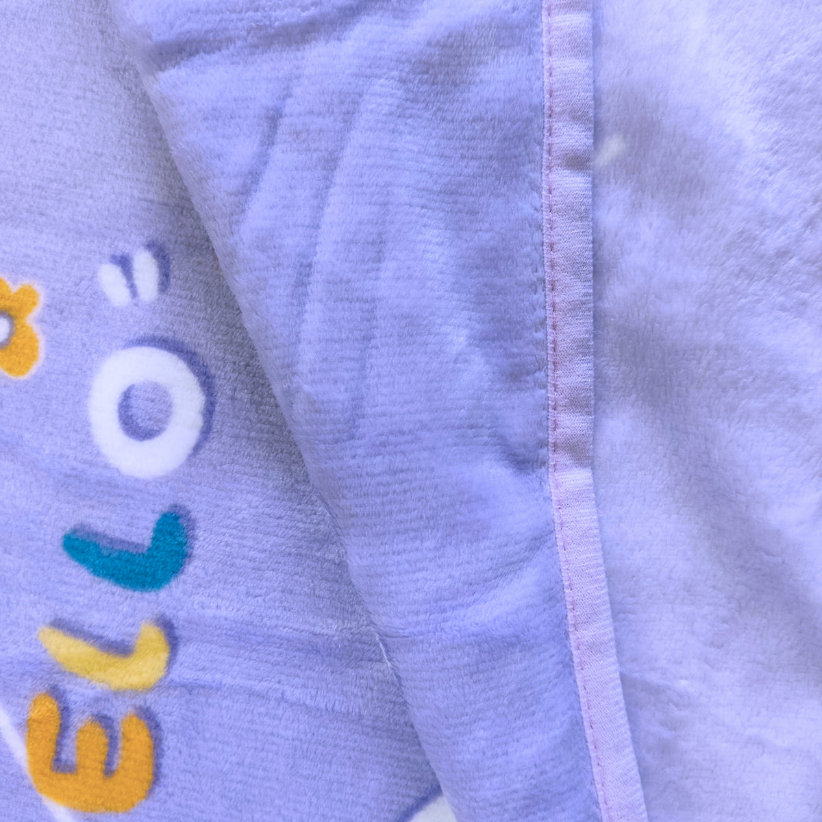Printed Flannel Baby Blanket – 100 × 140 cm — product view