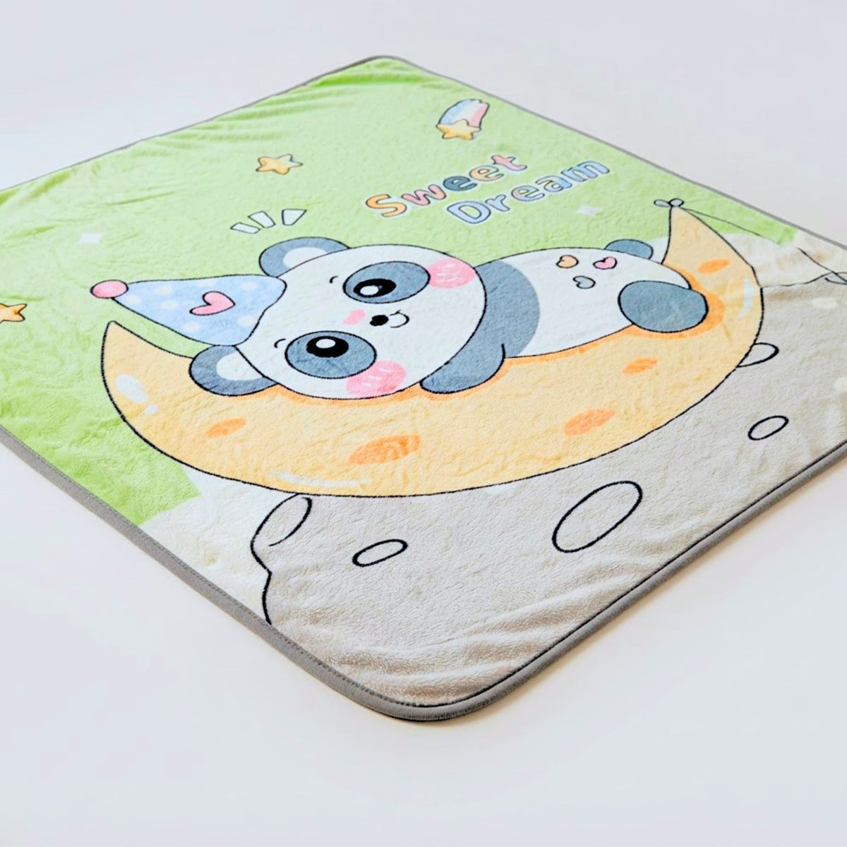 Printed Flannel Baby Blanket – 100 × 140 cm — product view