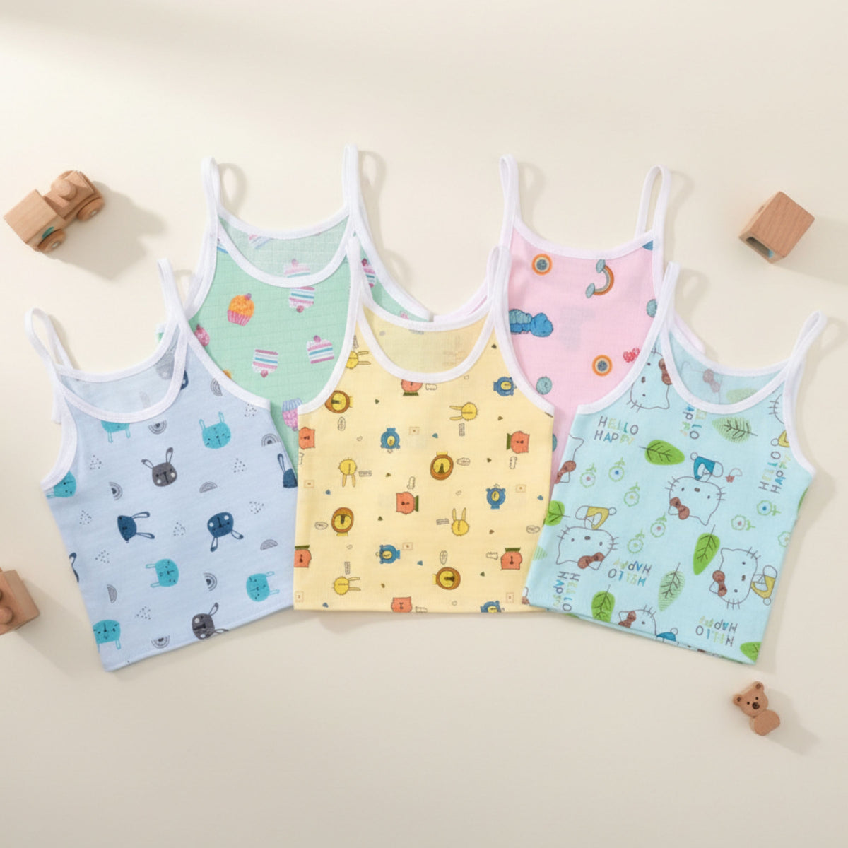 Lil’ Shark muslin tie-up jhablas — product view