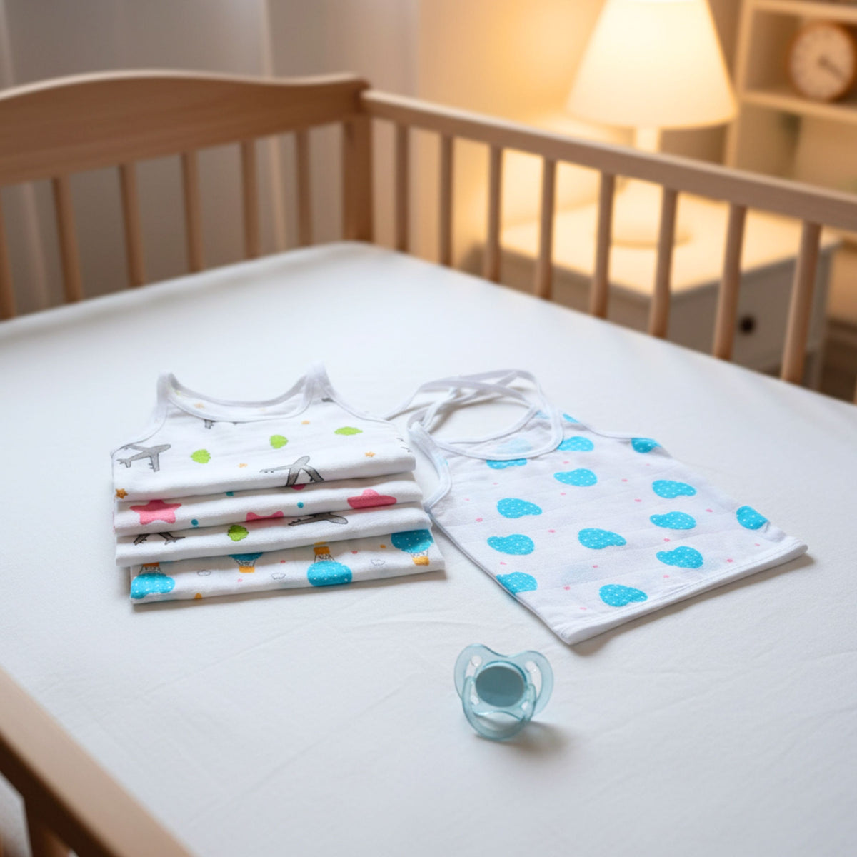White Muslin Jhablas – Dori, Front-Open & Mixed Packs — product view