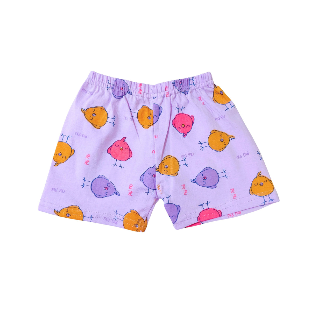 Cotton Front-Open Tops & Shorts – 2 or 3 Outfit Sets — product view