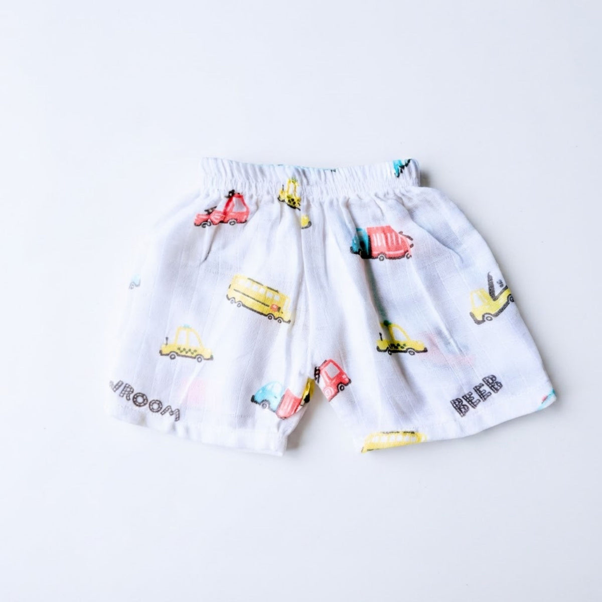 Muslin Collared Shirt & Shorts – Baby Co-ord Sets — product view