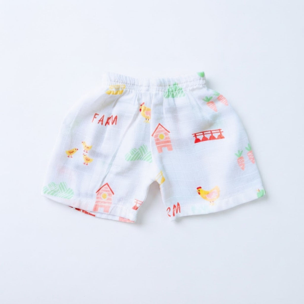 Muslin Collared Shirt & Shorts – Baby Co-ord Sets — product view