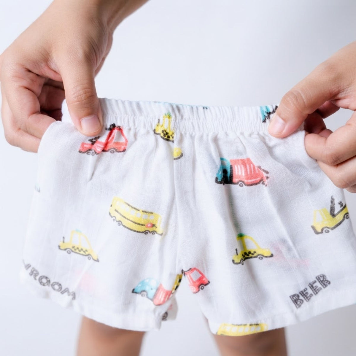 Muslin Collared Shirt & Shorts – Baby Co-ord Sets — product view