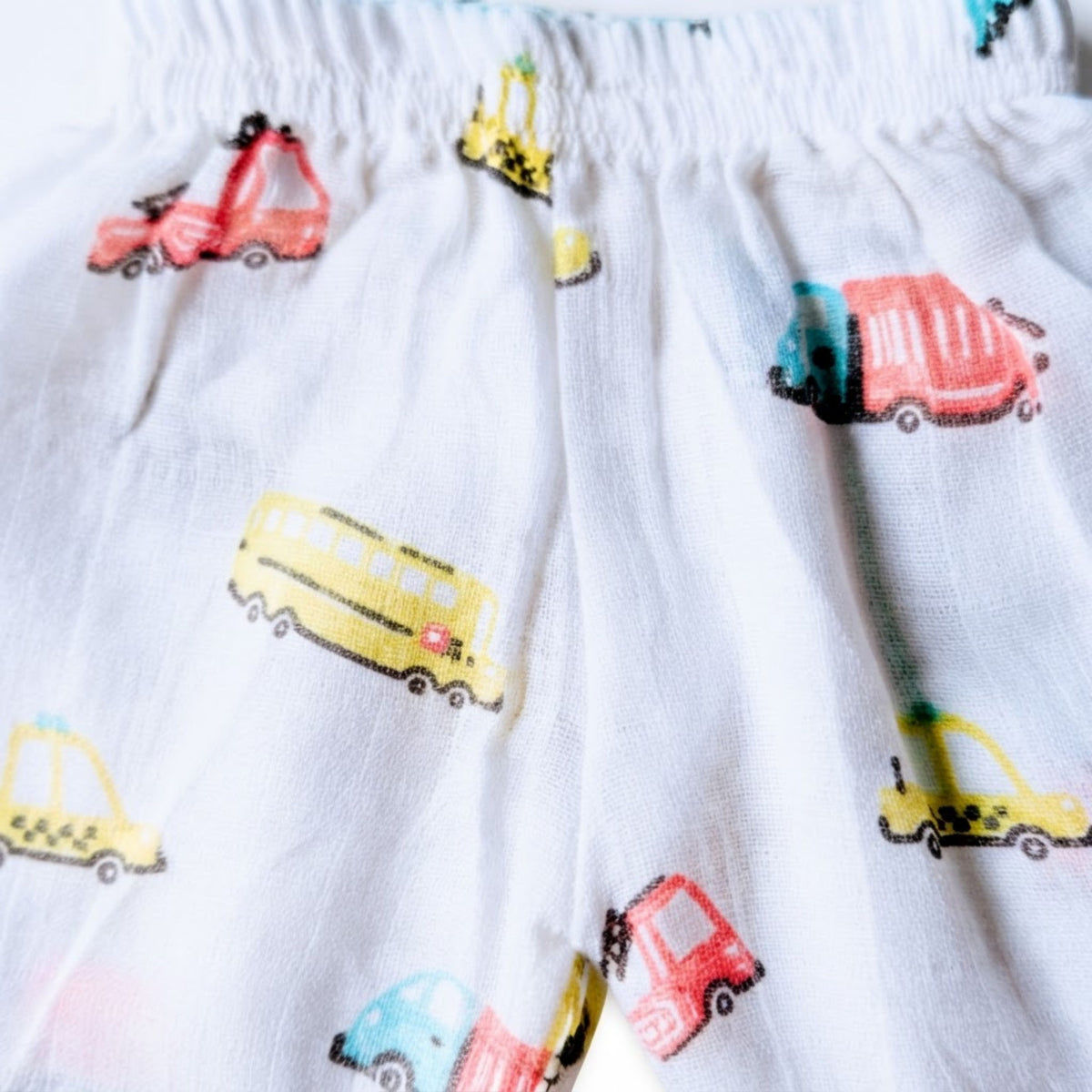 Muslin Collared Shirt & Shorts – Baby Co-ord Sets — product view