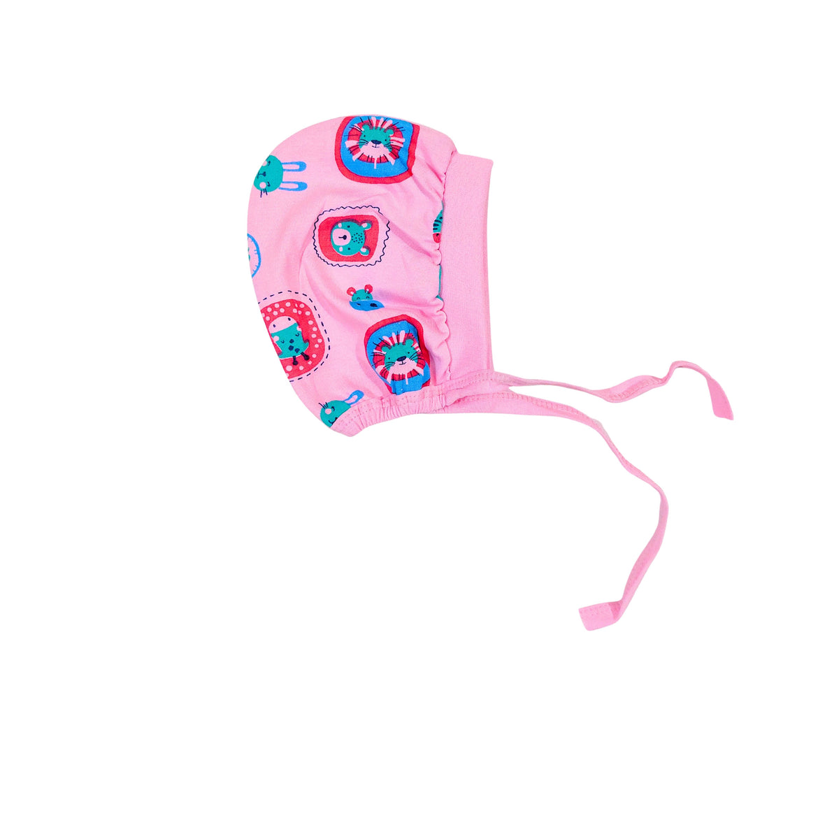 3-Piece Cotton Newborn Set – Jhabla, Pyjama & Cap — product view