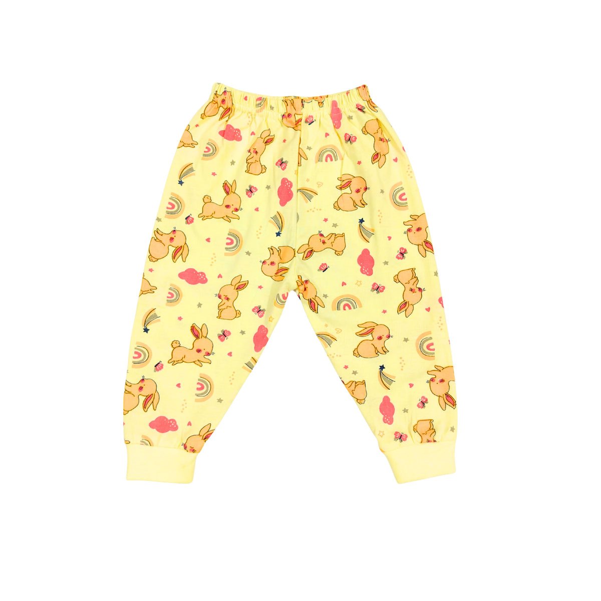 3-Piece Cotton Newborn Set – Jhabla, Pyjama & Cap — product view
