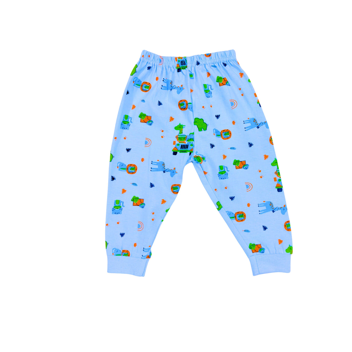 3-Piece Cotton Newborn Set – Jhabla, Pyjama & Cap — product view