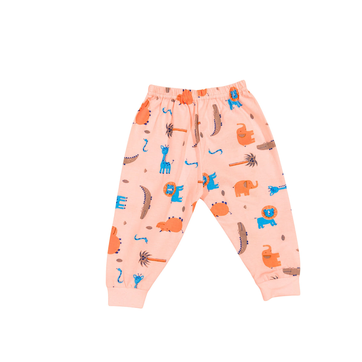 3-Piece Cotton Newborn Set – Jhabla, Pyjama & Cap — product view
