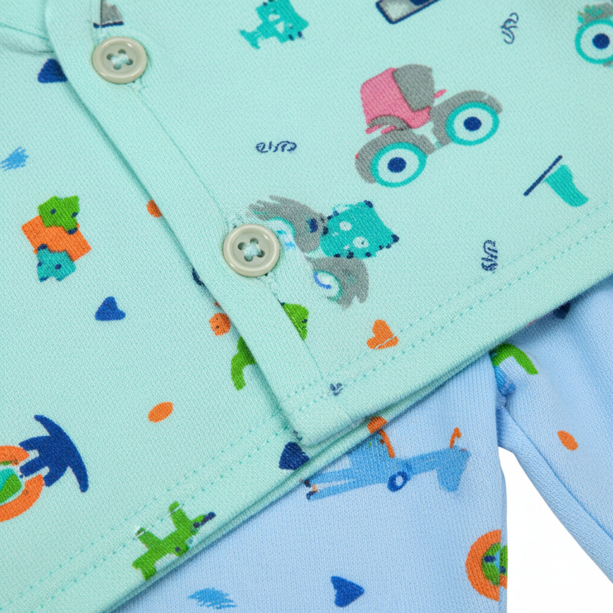 9-Piece Cotton Newborn Set – 3 Complete Outfits — product view