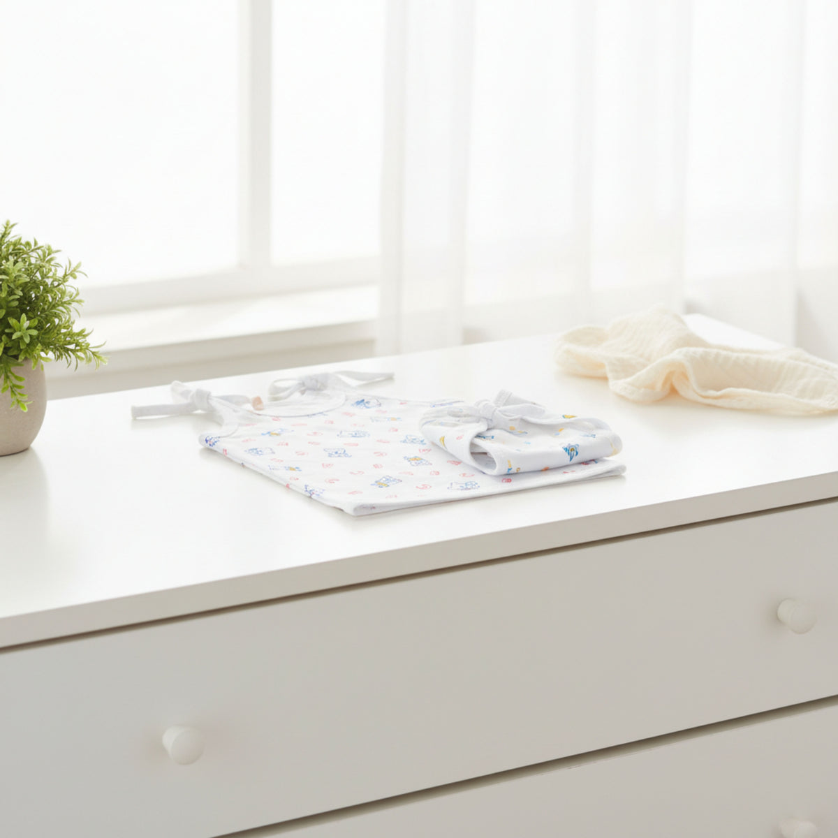 Cotton Jhabla & Langot Sets – Front-Open or Dori — product view