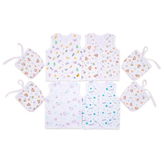 4 Front-Open Jhablas + 4 Nappies