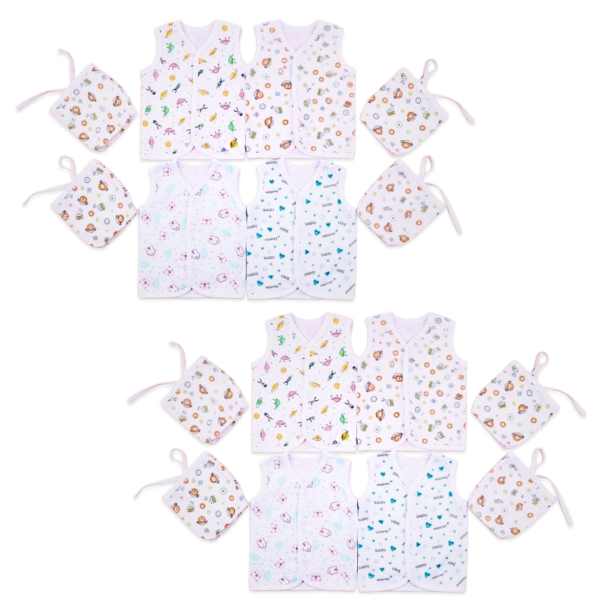 Cotton baby jhablas and cloth langots